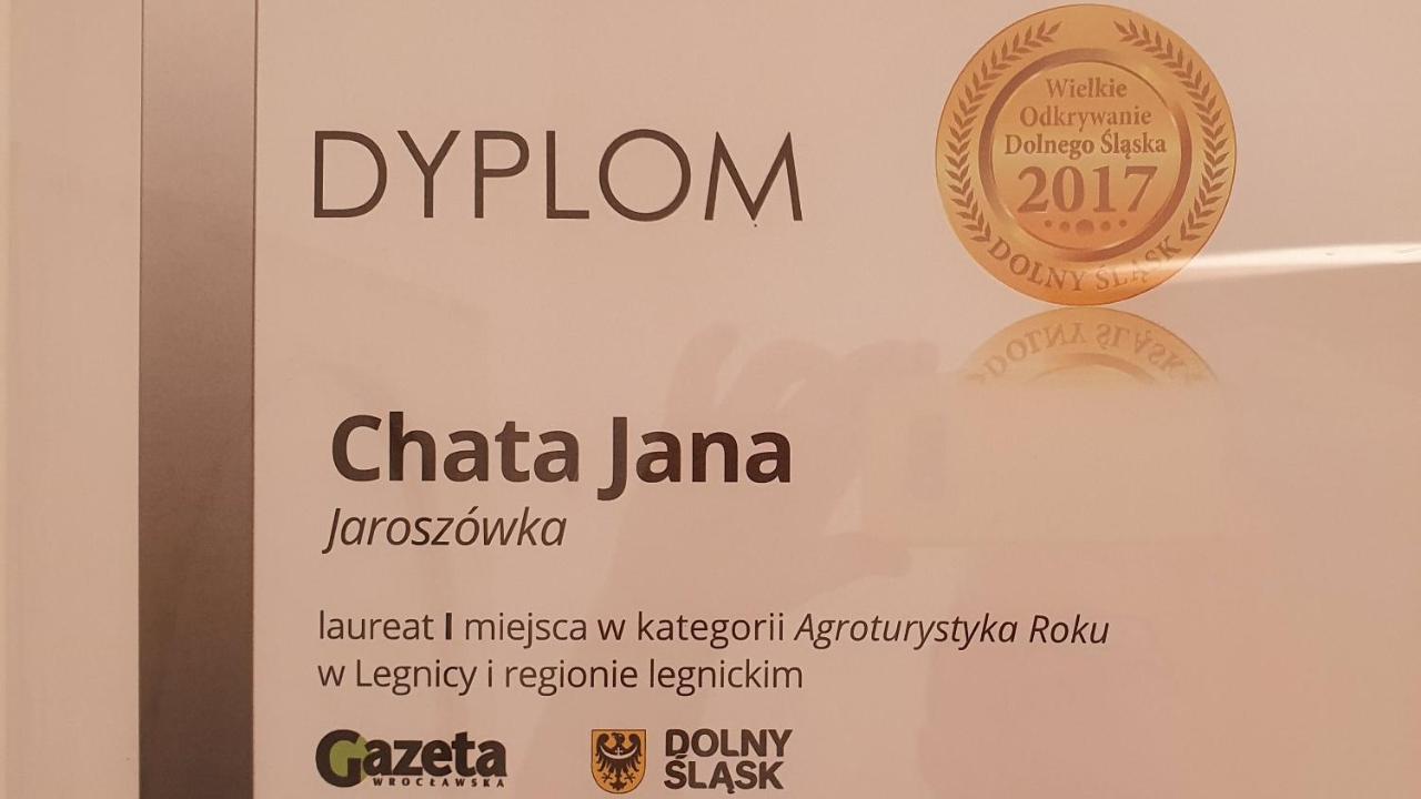 Agroturystyka Chata Jana Chojnow Esterno foto